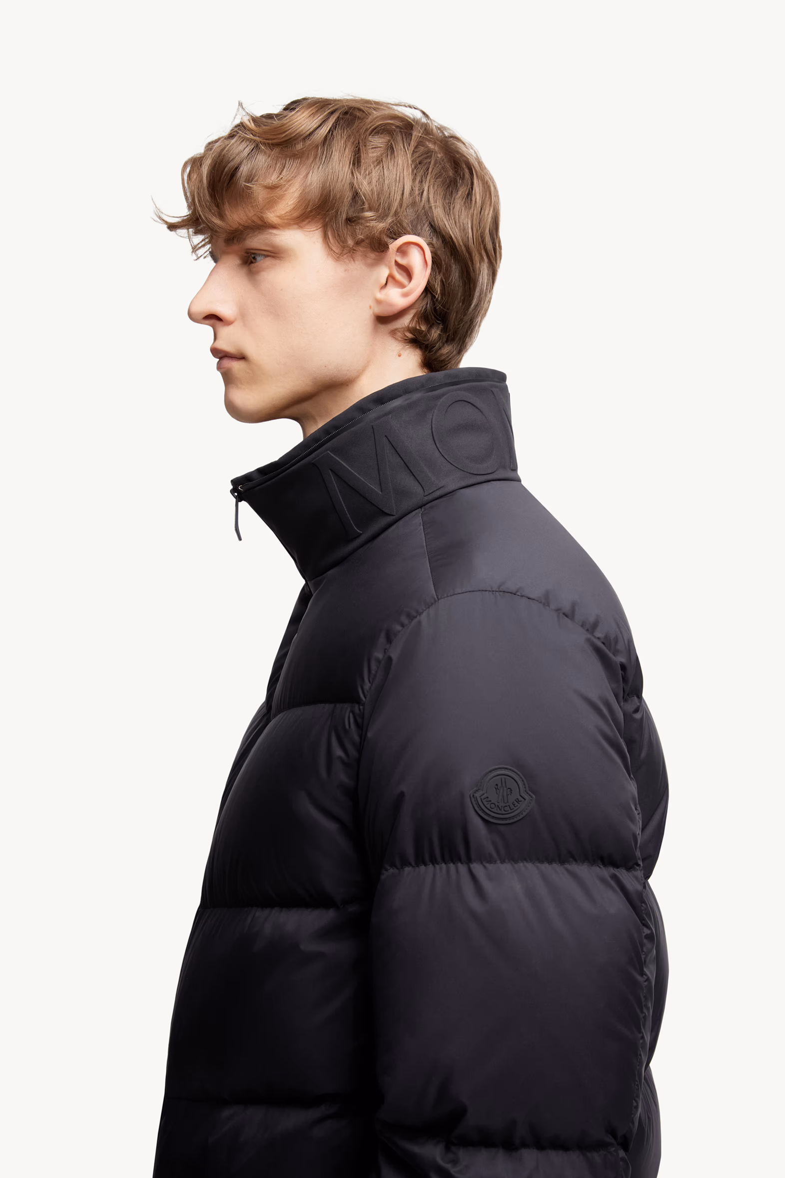 Forez Hooded Short Down Jacket Men Black Moncler 6